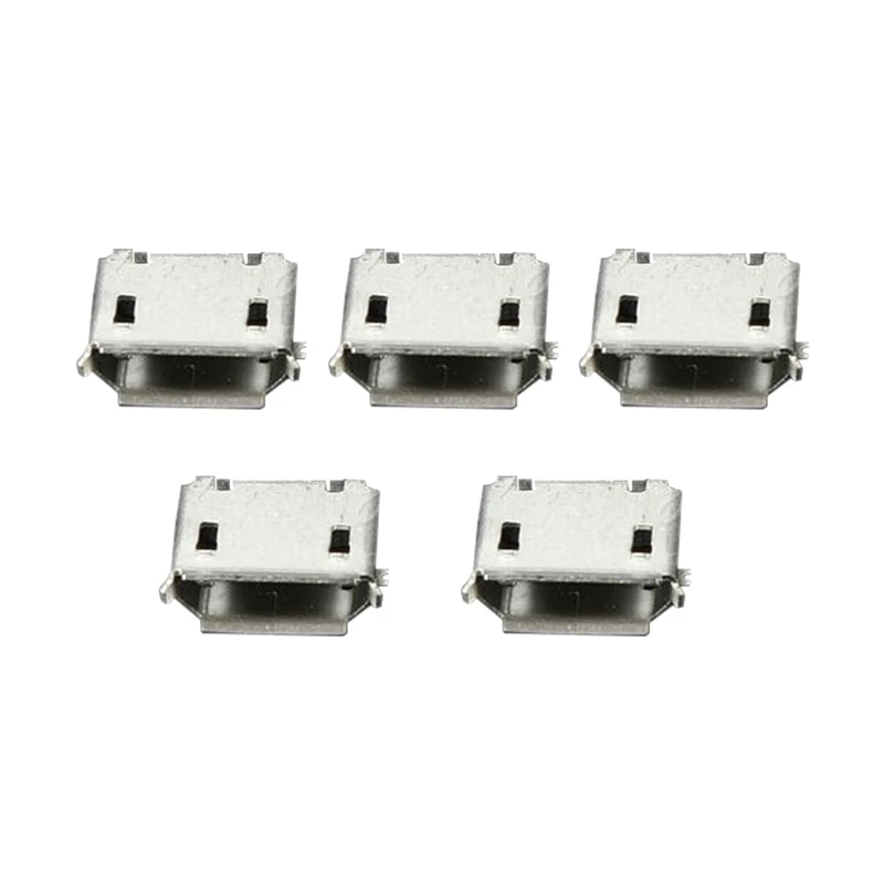50 шт. Micro USB Type B Женский 5Pin разъем SMT Jack Разъем Порт печатной платы |