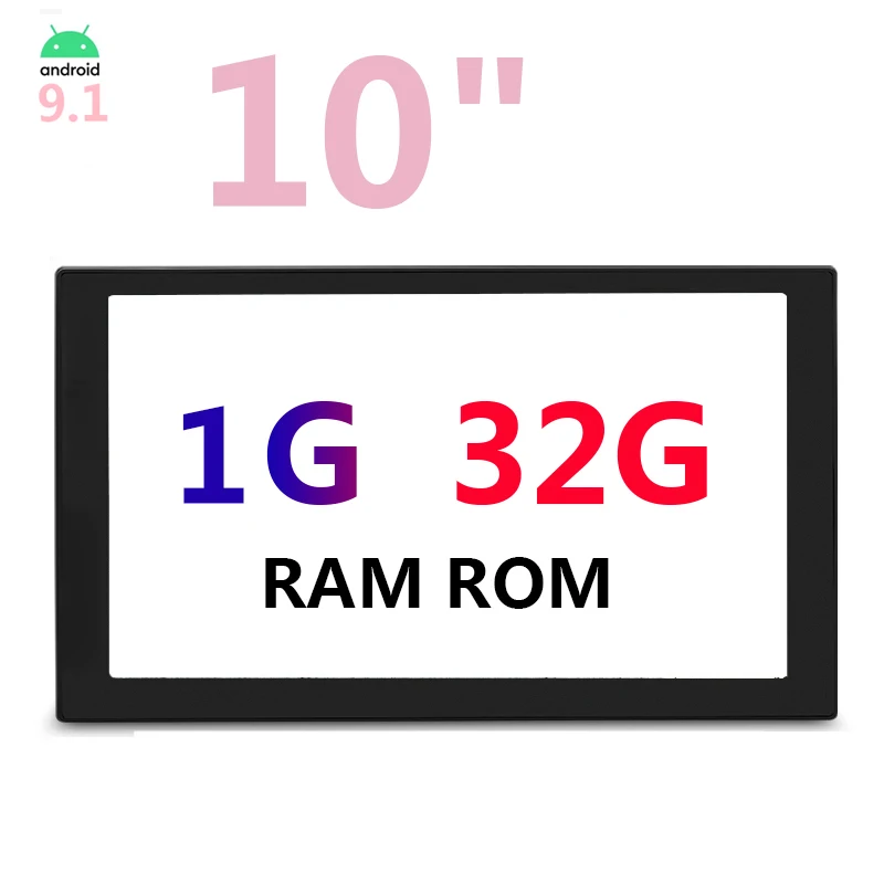 10in 1 32 Ture 2G 9/10. 1 дюймов 2 Din Android 9,1 Автомобильный мультимедийный авто радио 2Din Авторадио Gps центральный Fm USB Doble автомобильный стерео 47 - Цвет: 10in 1 32