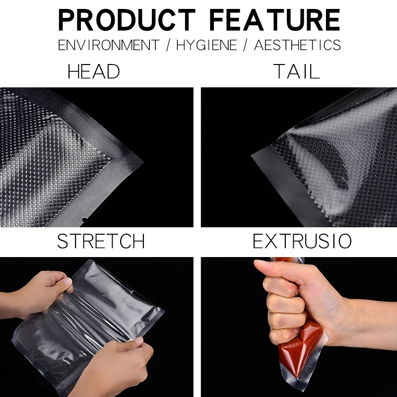 вакуумный упаковщик Пакеты для вакуумного упаковщика пищевых продуктов 12 + 15 20 25