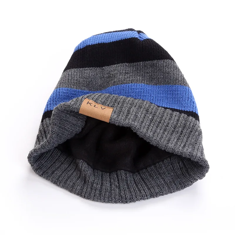 Зима Осень вязанные шапки бини для женщин и мужчин 2019 винтажные полосатые