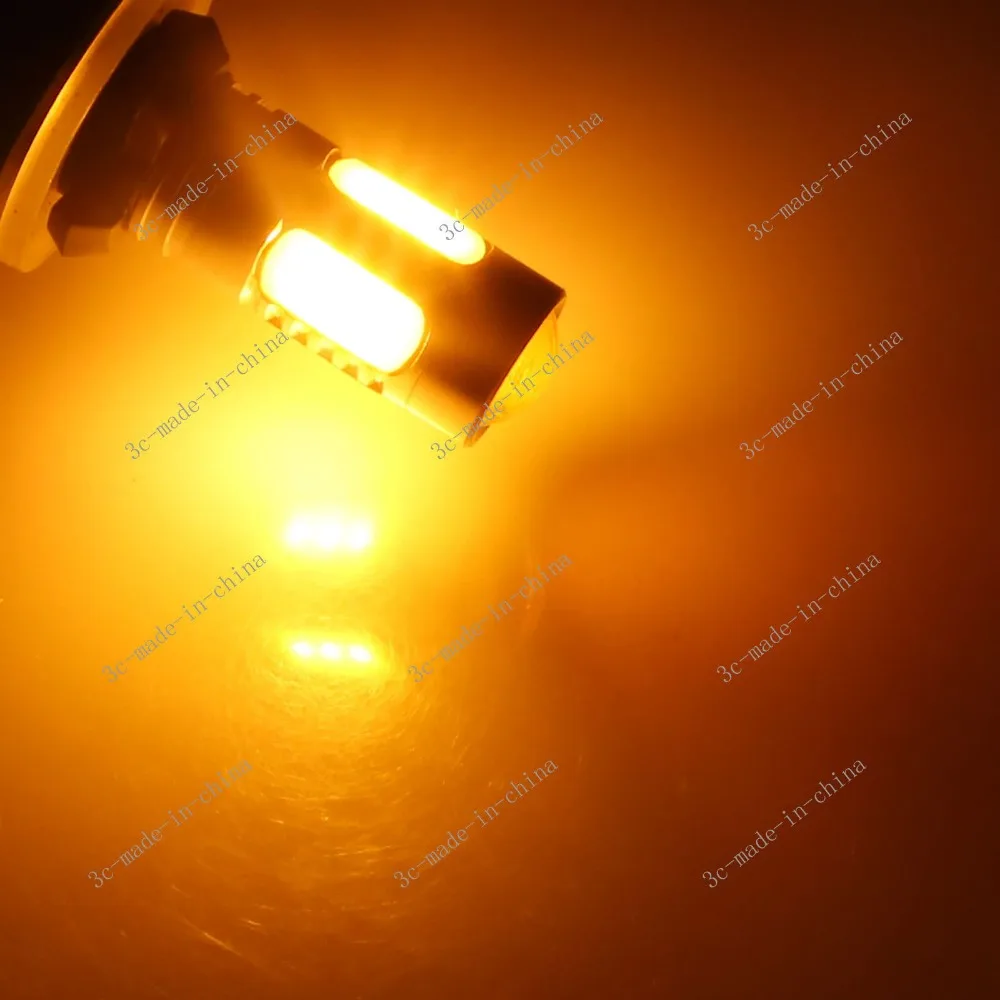 Желтая фотолампа 5 COB 7 W светодиодный 881 886 H27W2 Автомобильная противотуманная фара