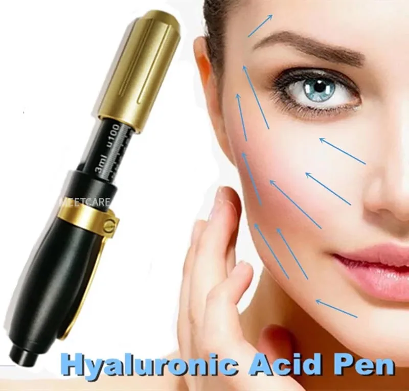 High Pressure Hyaluronic Acid Pen High Density Metal for Anti Wrinkle Lifting Lip Hyaluron Pen Atomizer Lip Filler Injection New