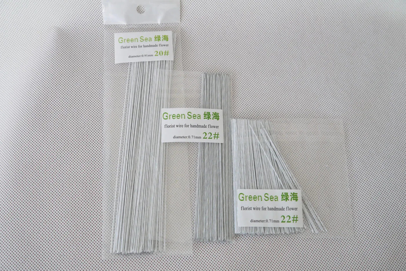 20gauge white floral wire 130 pieces per pack wedding flower | Дом и сад