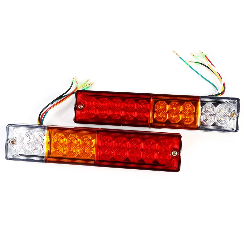

2pcs LED Tail Rear Reverse Lights Turn Ute Truck Trailer Caravan Indicator 12V