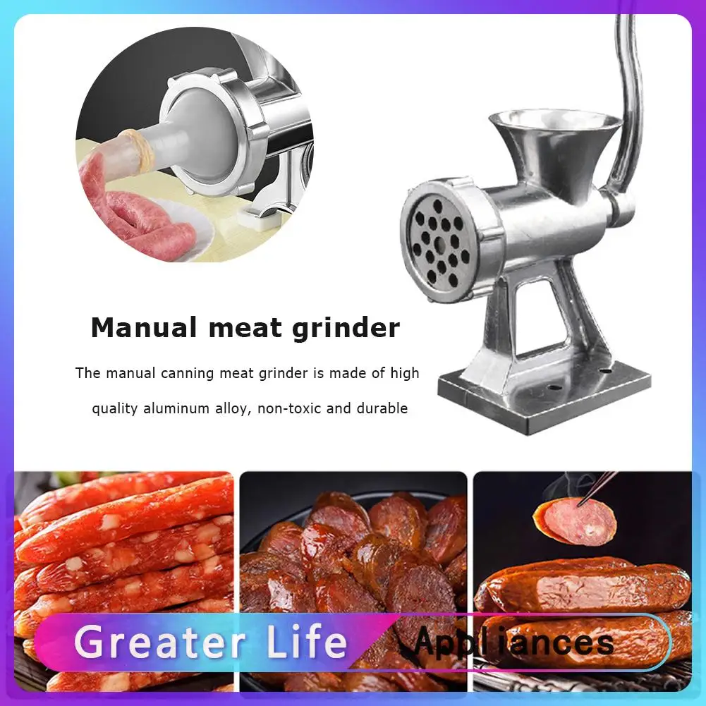 

Meat Grinder Sausage Filler Pork Beef Meats Mincer Manual Sausage Filler Pasta Noodle Maker Manual Meat Grinder Chopper