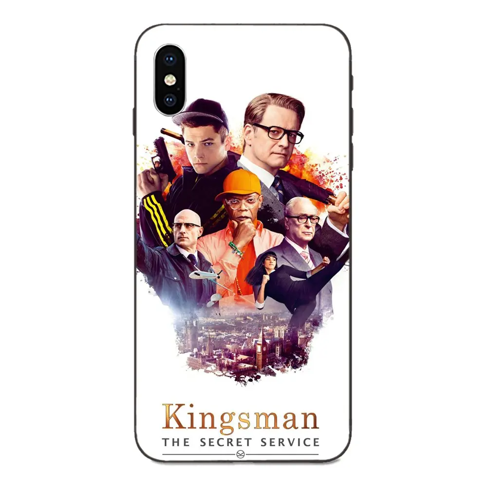 TPU Accessories Pouches For Apple iPhone 4 4S 5 5S SE 6 6S 7 8 Plus X XS Max XR Kingsman The Secret Service Logo | Мобильные