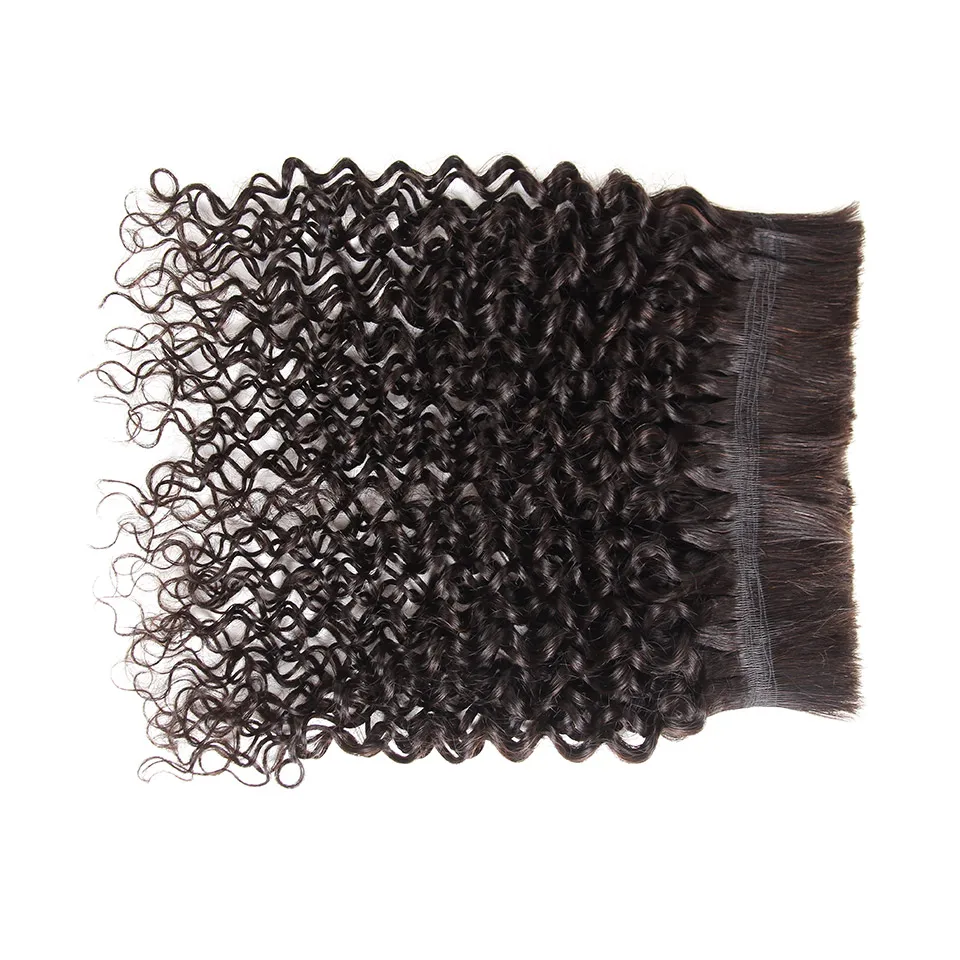 Кудрявые Человеческие волосы Remy кудрявые пучки волос для плетения в