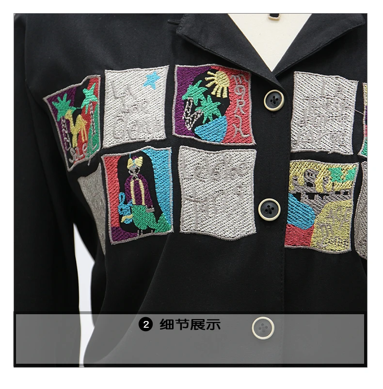 

2020 Spring Fashion Design Tops Women Long Sleeve Elegant Lady Cute Printed Embroidery Top Blouse Basis Shirts E218