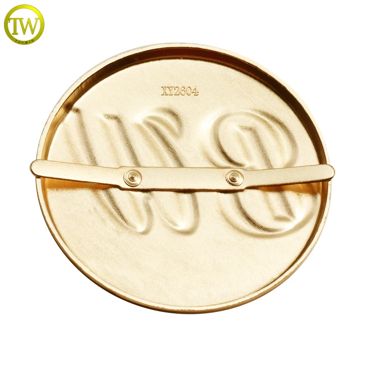 Пользовательский логотип тисненый на кожаном металлическом логотипе патч для