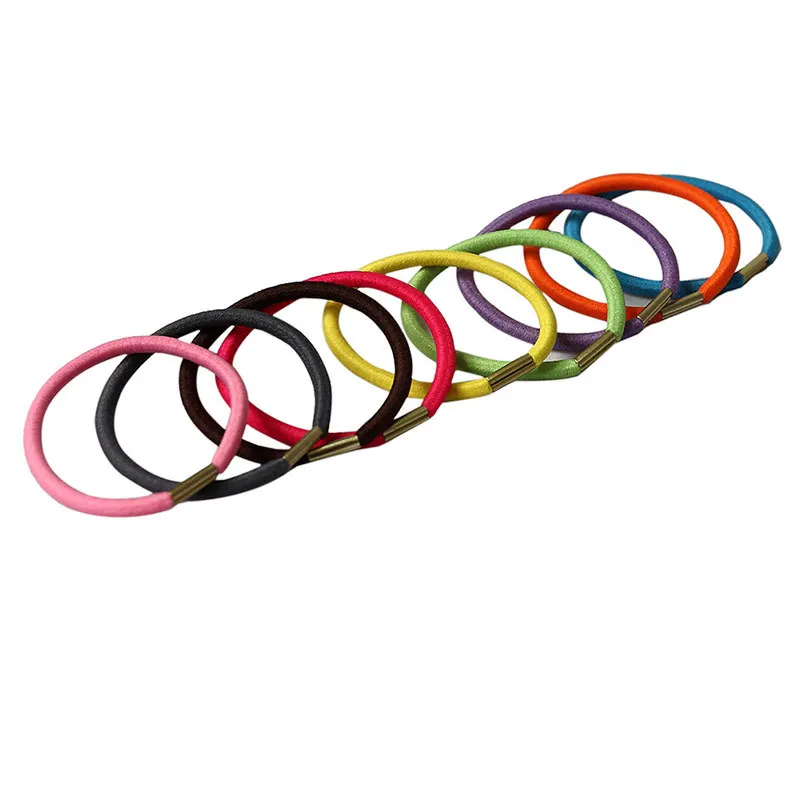 10 шт. милый держатель для волос девочек аксессуары тонкая эластичная резинка