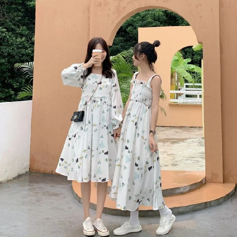 

Новое Женское платье Houthion с квадратным вырезом, модный шифоновый топ с принтом и коротким рукавом, Удобное повседневное летнее корейское пл...