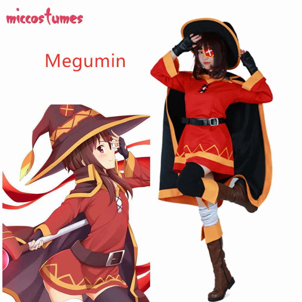 Костюм для косплея Megumin костюм на Хэллоуин аниме коносуба Бог благословения