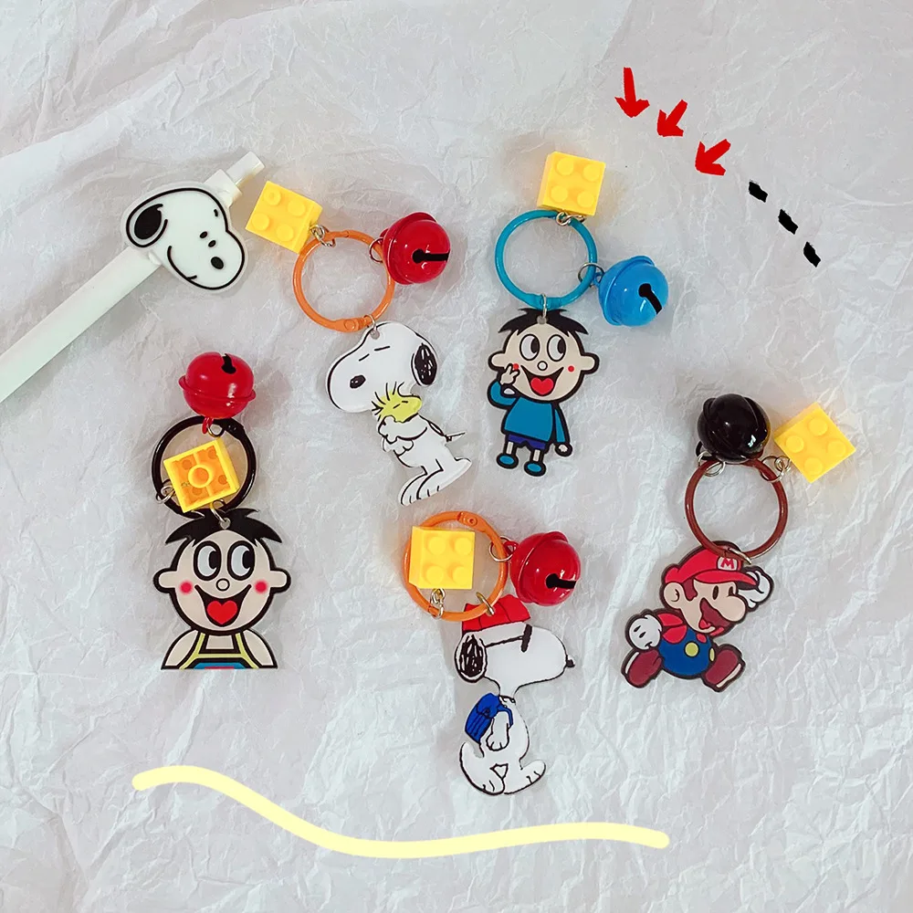 Новинка 2019 Милая красочная кукла в форме сердца брелок строительный блок игрушки