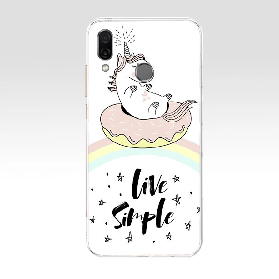 74AA Unicorn On Rainbow Jetpack Soft TPU Case Cover For Huawei Honor 8 8S 8X Lite 9 | Мобильные телефоны и аксессуары