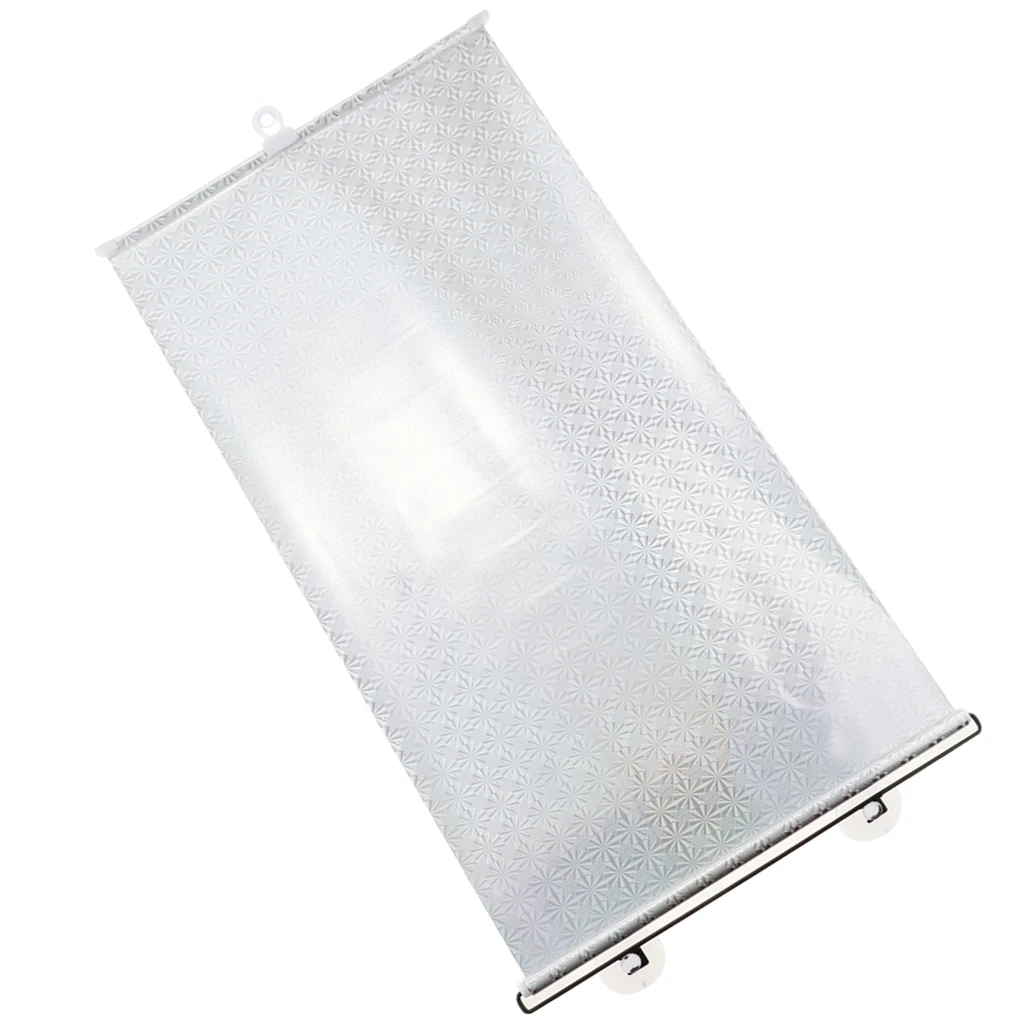 Шторка Солнцезащитная выдвижная 40x125 см УФ-защита цвет белый/черный | Автомобили и