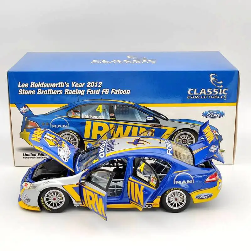 Classic 1:18 For Lee Holdsworth's 2012 Stone Brothers Racing Ford FG Falcon #4 NO.18505 Diecast Models Auto Toys Collection |