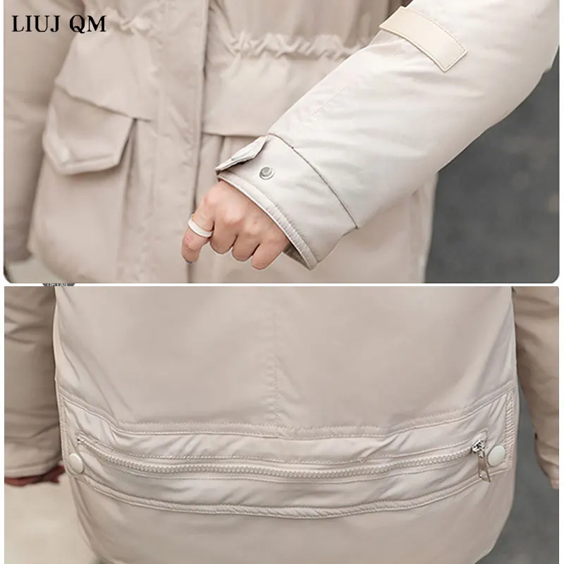 

Plus size Winter clothes Women Parkas Wool Liner Warm Winter Fur Coat Women Short Down Jacket Ladies Coats And Jackets 2021