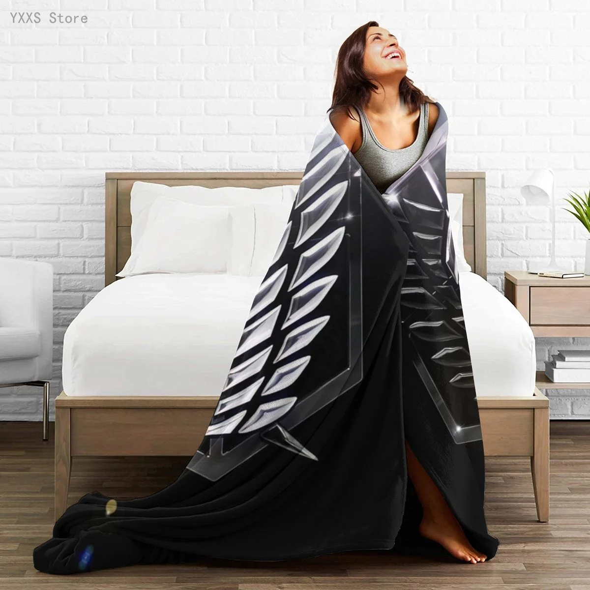 

My Hero Academia 3D Cartoon Sherpa Blanket Warm Super Soft Flannel Office Nap Bedspread Sofa Bedding Plush Quilt Plaids 1798227