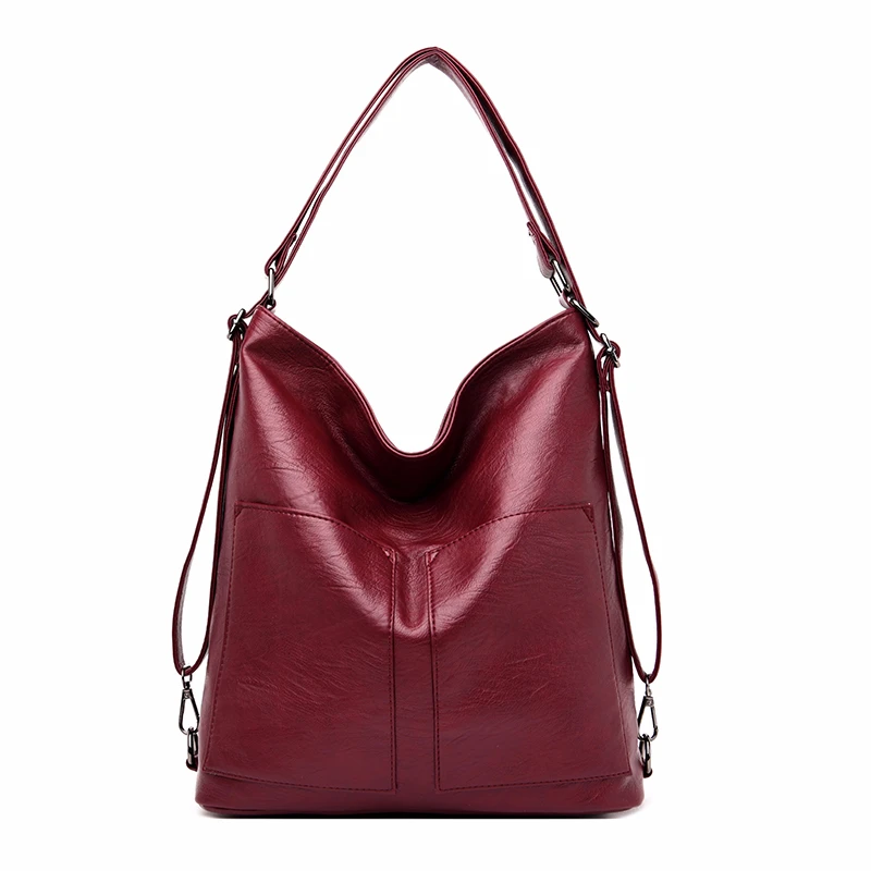 

Women Leather Handbags High Quality 2019 Women Top-handle Bags Solid Soft Leather Large Capacity Casual Tote Bag Sac A Main New