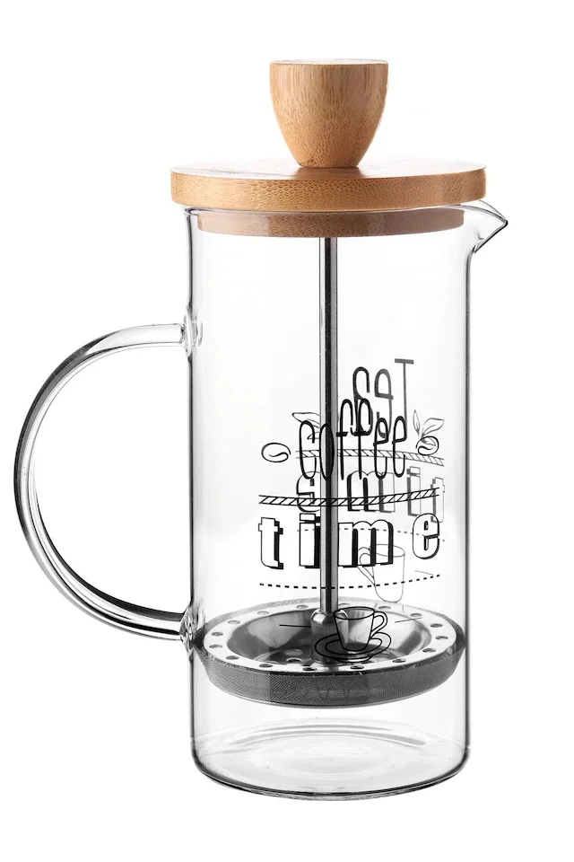 

Borasilikat Glass Lux 350ml French Press With Bamboo Lid 395909409