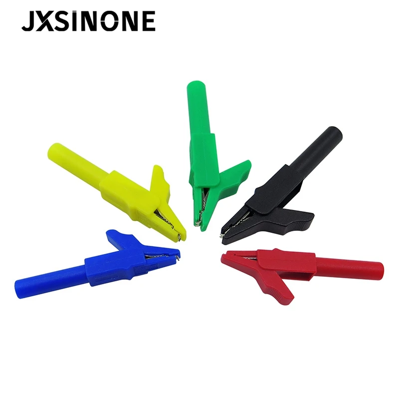 JXSINONE P2007 10 шт. 56 мм зажим типа крокодил с разъемом 4 для бананового штекера