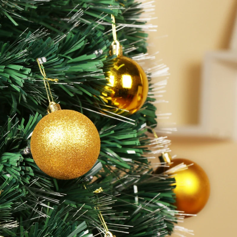 Новогодние украшения для рождественской елки 24 шт./партия 60 мм рождественские