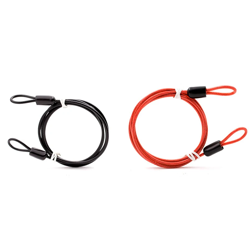 Cable Steel Wire Rope 50cm 100cm For Outdoor Sports Bike Lock Bicycle Cycling Scooter Moto U-Lock Guard Security Luggage Safety | Спорт и