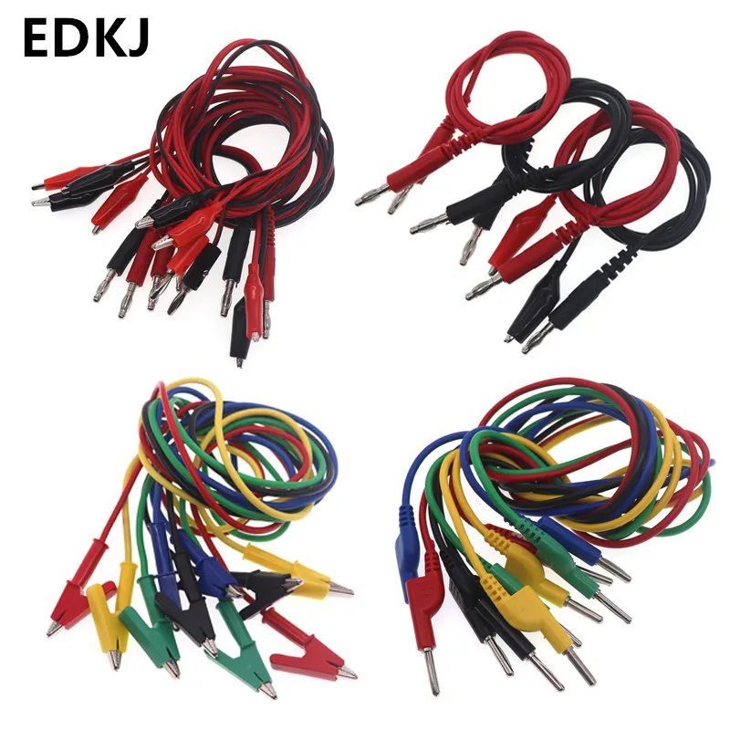 Крокодил цилиндр в банан AV разъем Тестовый Кабель Разъем Двойной тест er щуп