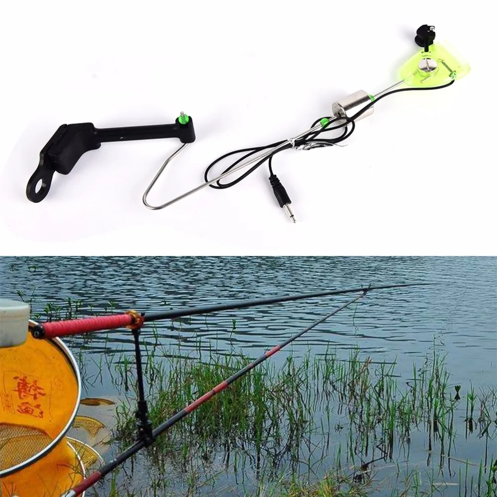 

1Pc New Arrive Fishing Carp Fishing Bite Alarm Hanger Swinger LED Illuminated Indicator Durable Fish Tools 24.5cm/9.6"