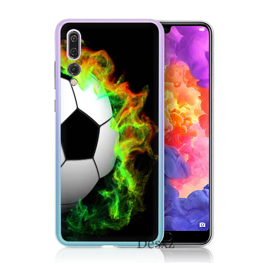 Чехол для телефона футбольного мяча водного горения огненных видов спорта huawei P