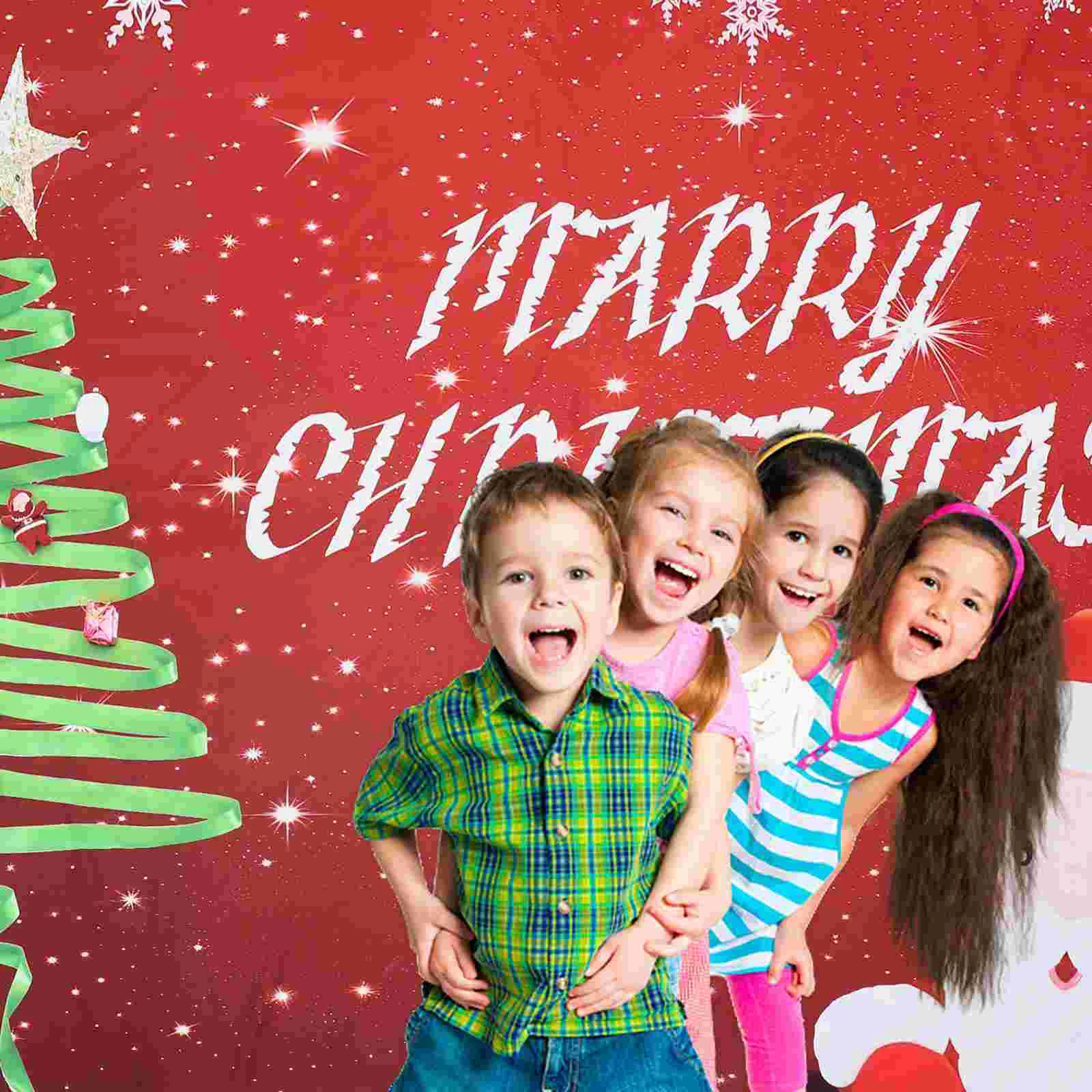 Fondo de fotograf&iacute;a con tem&aacute;tica navide&ntilde;a, tel&oacute;n de fondo creativo de Pap&aacute; Noel, 1 unidad-2