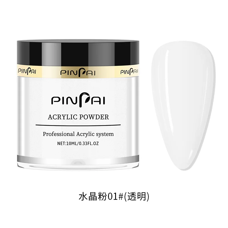 14-цветный кристаллический порошок для ногтей погружной наращивания клея резной