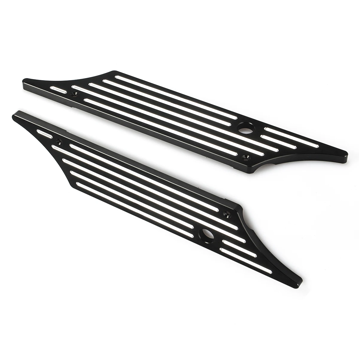 

New Pair Billet Saddle Bag Latch Cover For Harley Electra Glide EFI FLHTI 93-13