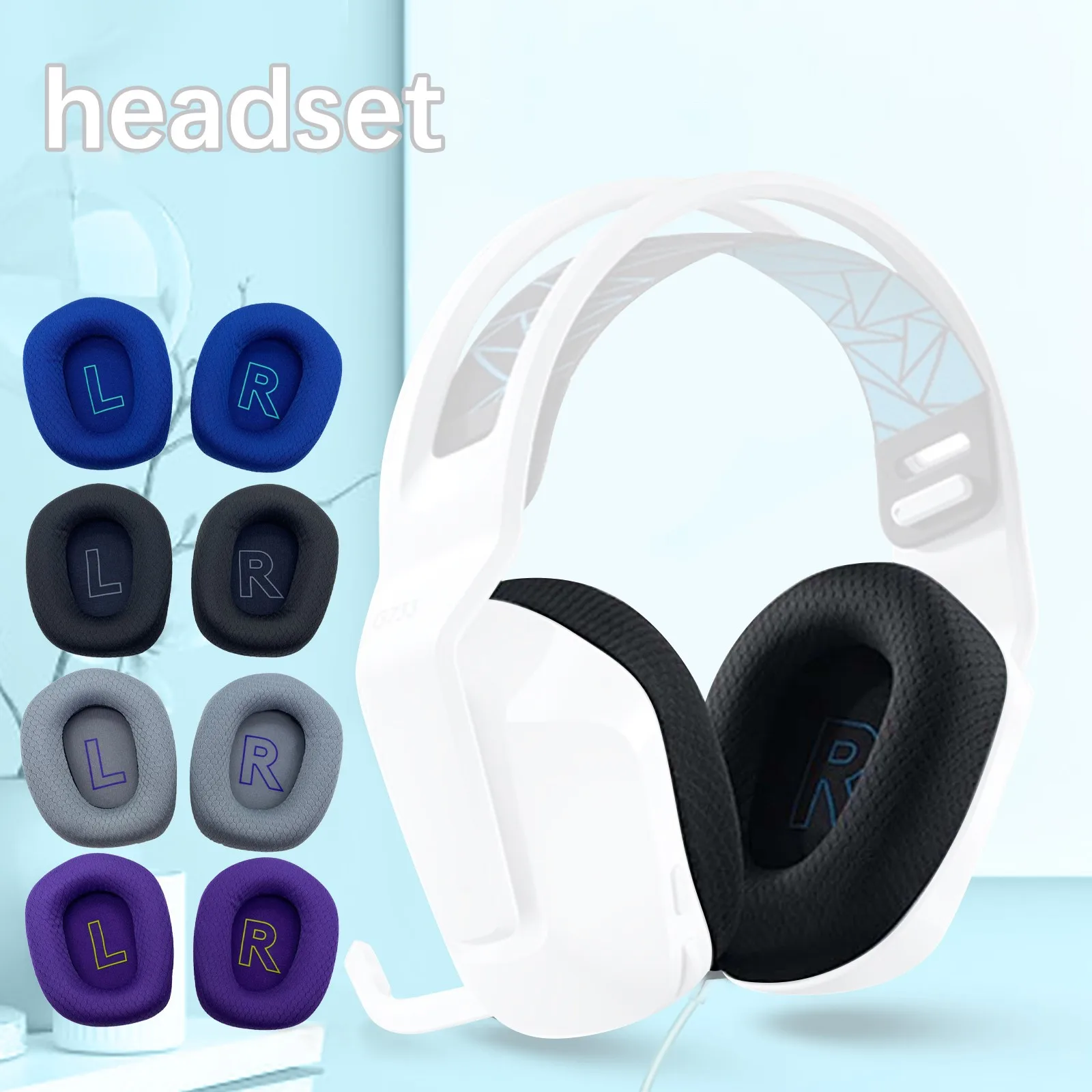 Амбушюры для наушников сменный мягкая губка амбушюры Logitech G733 наушники кожаная