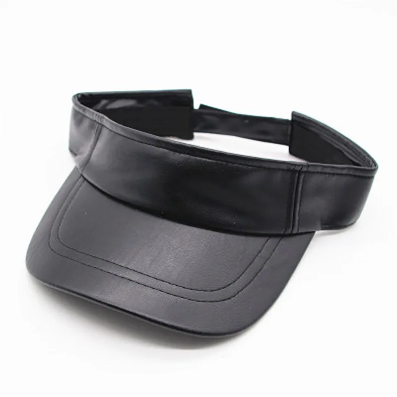 Летний стиль экокожа (полиуретан) плотная солнцезащитный козырек шапка