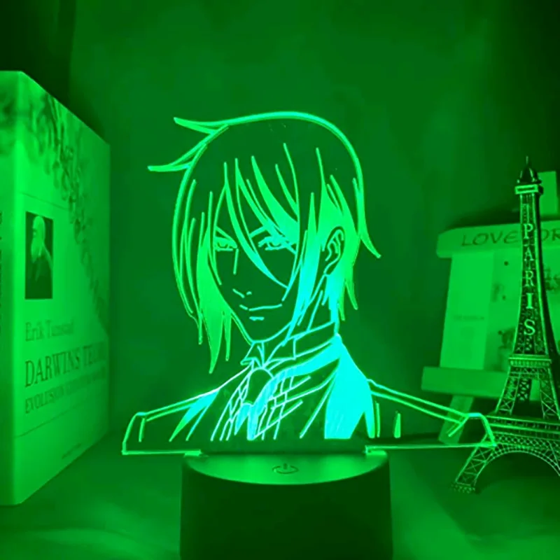 

Death Note Series 3D Stereo Vision LED Night Light Touch 7 Color Remote Control Bedside Table Lamp Creative Gift Light