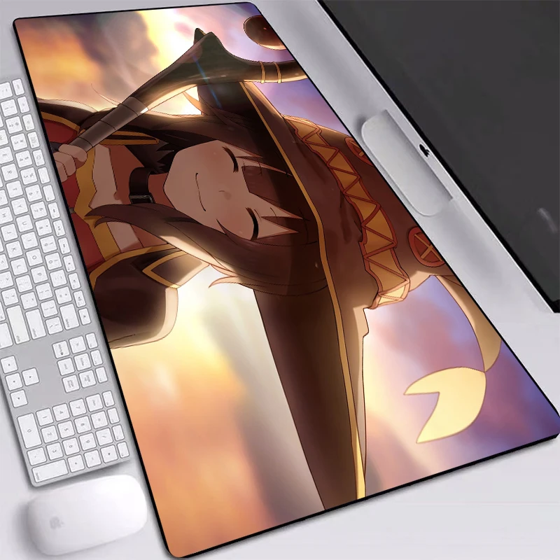 

Anime Little Girl Mat Pad Mice Large Mouse-pad Locking Edge Waterproof Desktop Pad Gamer Mice Pads Game Accessories 900x400mm