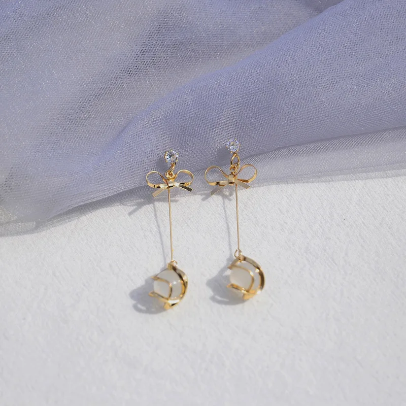 Разнообразная коллекция корейские трендовые простые серьги Стразы с жемчугом