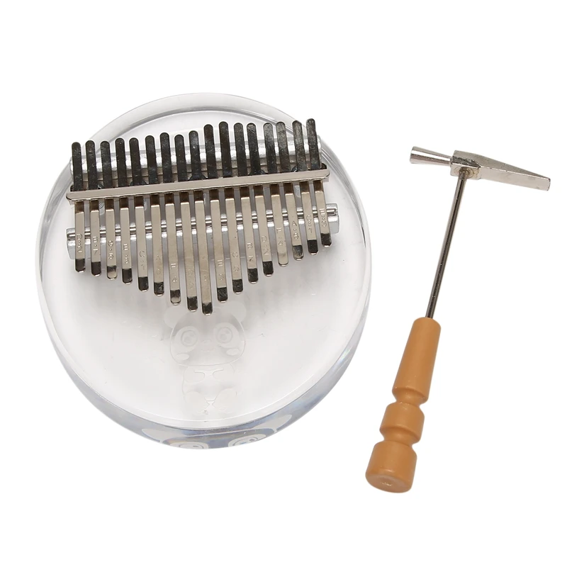 

Портативное акриловое пианино для детей и взрослых, 17 клавиш