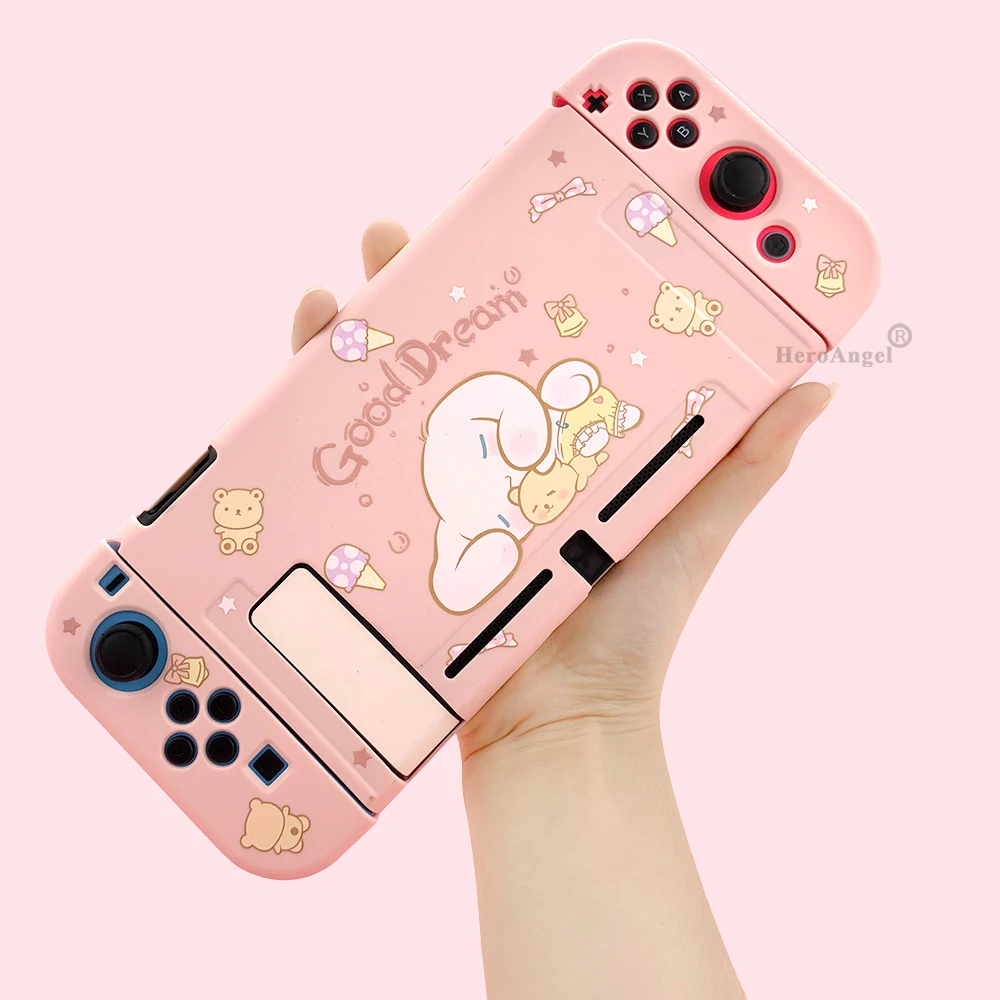 Защитный Мягкий чехол из ТПУ для игровой консоли Nintendo Switch контроллер ручка