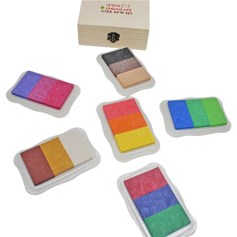 YaMinSanNiO Inkpad ручная работа сделай сам ремесло на масляной основе чернила Резиновые