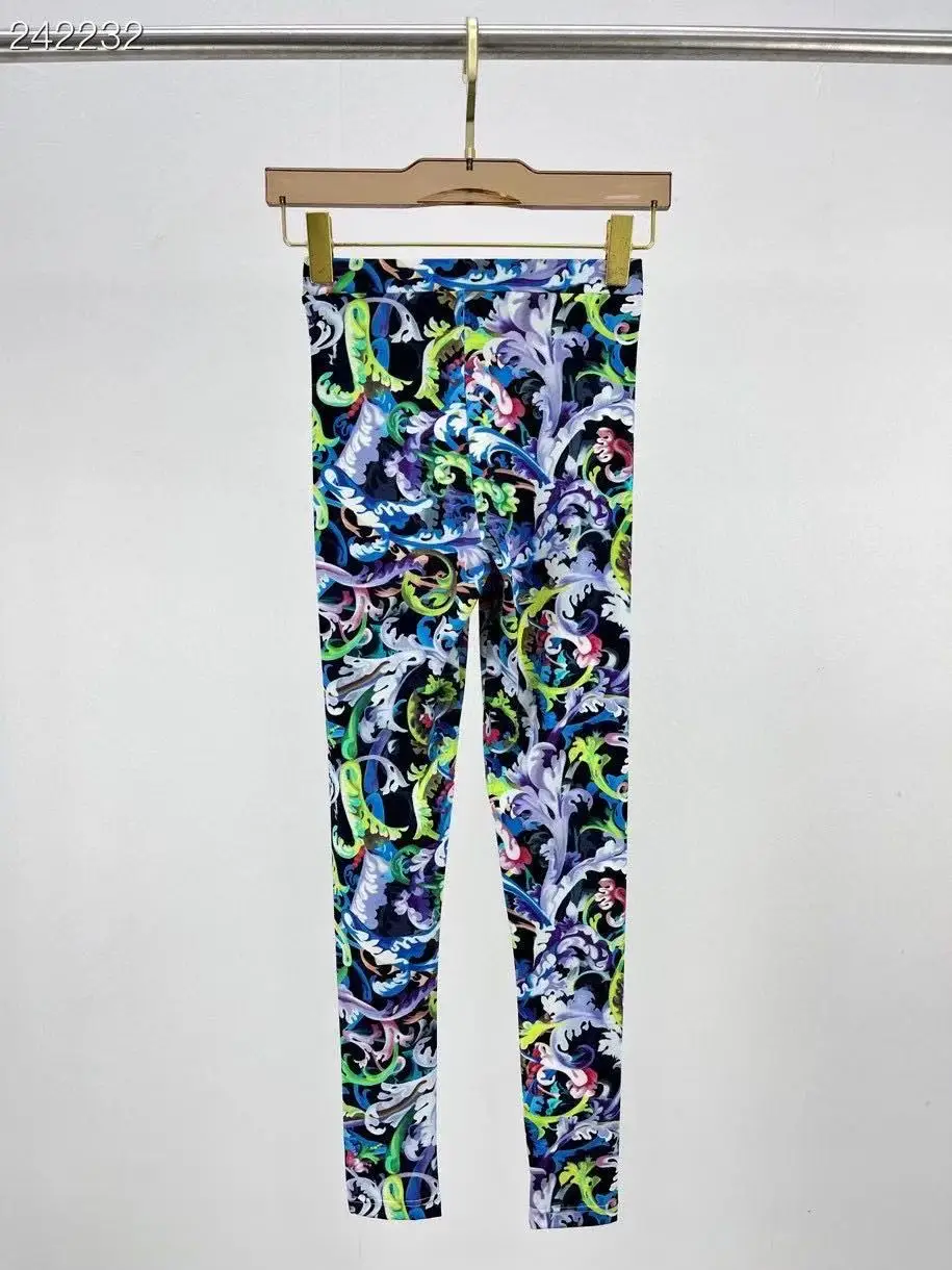

2021 High Quality Leggings Women Casual High-stretch Leggings Pants High Waist Fitness Print Long Leggings Female