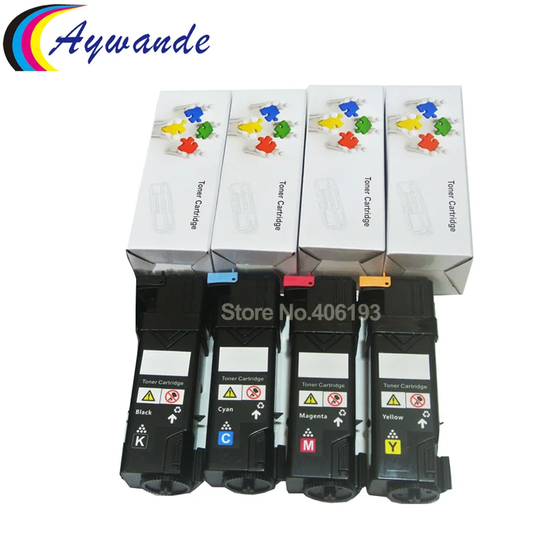 Цветной тонер-картридж 5 X совместим с Fuji Xerox Docuprint CP305d CP305 CM305df CM305 CT201632 CT201633 CT201634