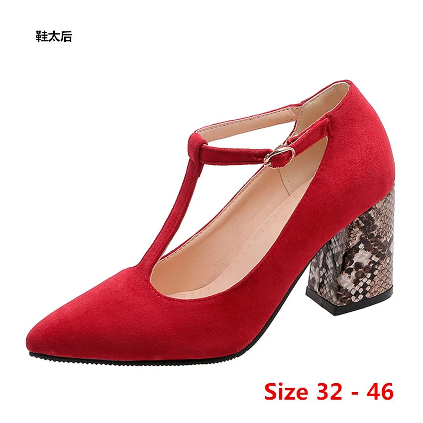 

Женские туфли-лодочки на высоком каблуке, размеры 32 - 46