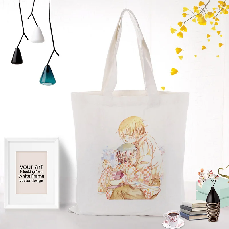 KIMONO031 Холщовая Сумка-тоут для ежедневного использования, кимоно, аниме, ручная сумка, печать логотипа, текст, сделай сам, хозяйственная сумка, эко многоразовая утилизация - Цвет: KIMONO031