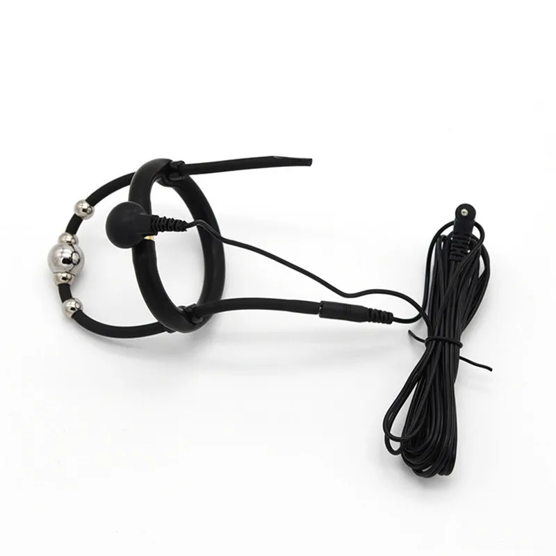 Электрическое Силиконовое кольцо электрошоковые секс игрушки с задержкой