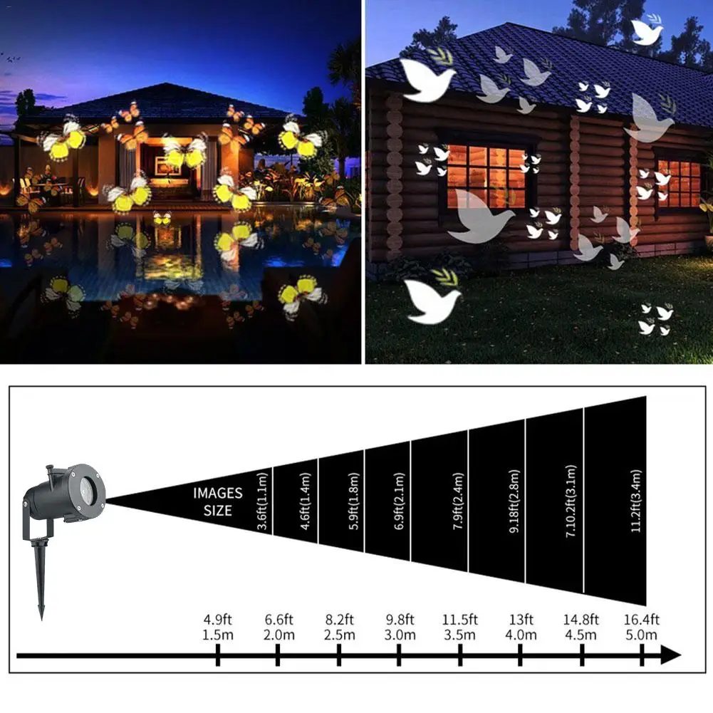 Рождественский лазерный проектор анимационный эффект Крытый/Открытый прожектор