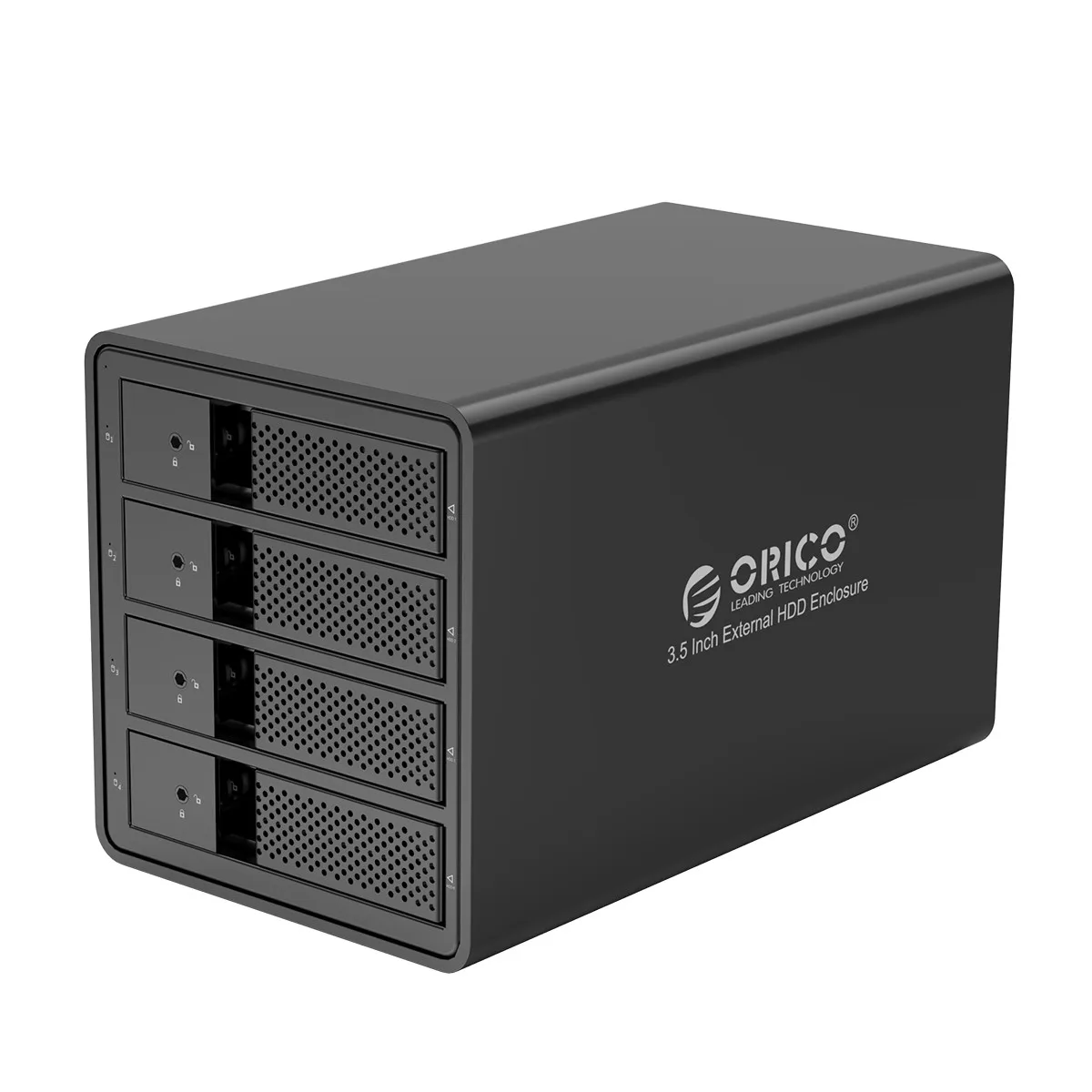 ORICO 4 Bay 3,5 ''USB3.0 HDD док-станция Поддержка 64 ТБ UASP с 150 Вт внутренний адаптер питания алюминиевый SATA к USB 3,0 чехол для HDD