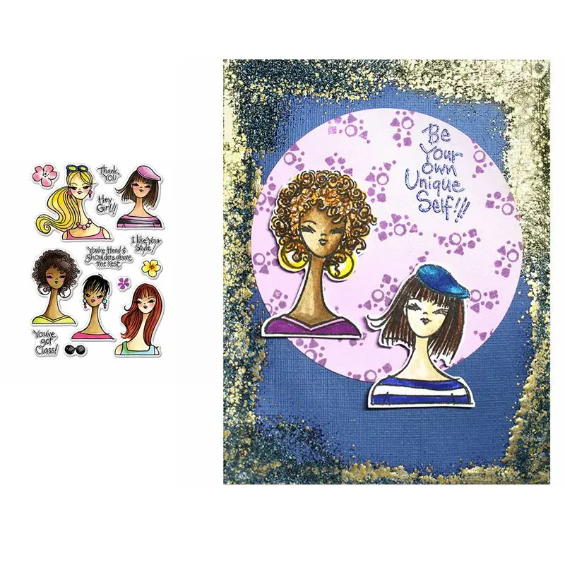 Фотообои для девочек прозрачные силиконовые фотообои карточки ручной работы