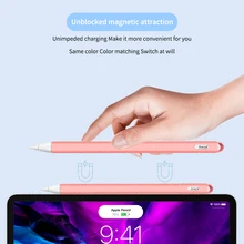 IPad Apples Pencil 2 Gen Soft Silicone Case Pencil Case Pencil Leather iPad Touch Screen Pen Case iPad Accessories